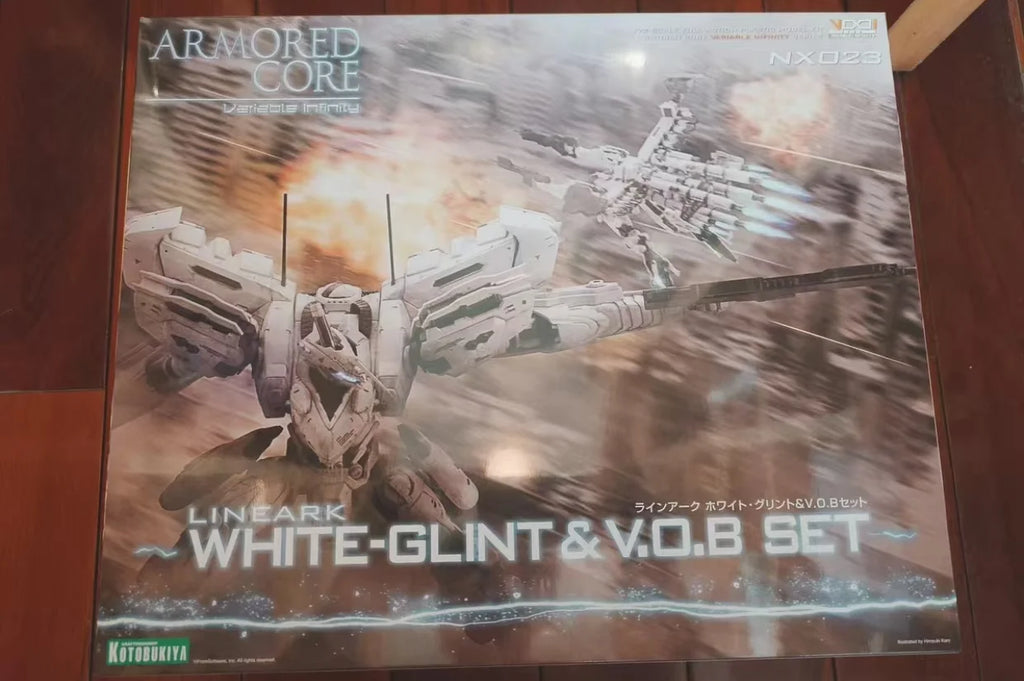 KOTOBUKIYA Original V. I. Series Armor Core Rheinyak White Flash and V.O.B Set Action Figure Assembly Model Toys Gifts for Boys