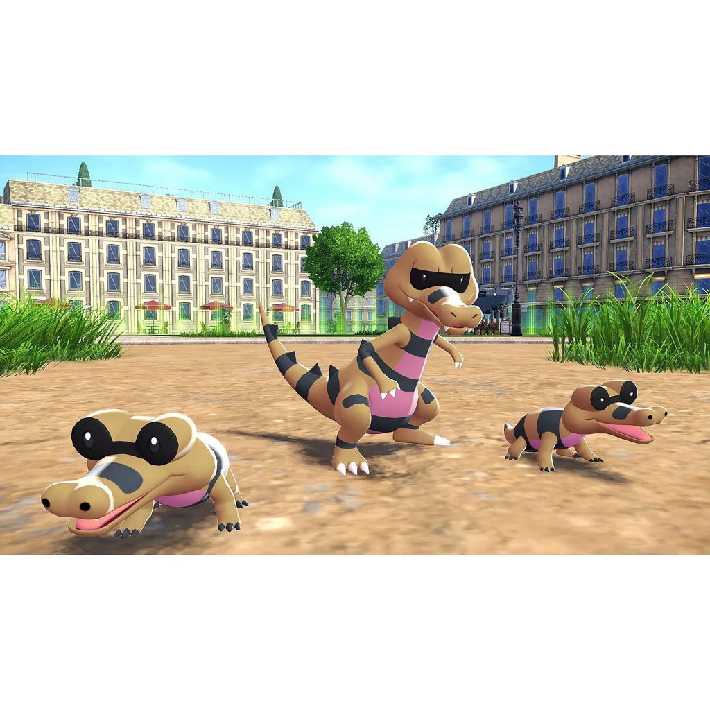 Pokémon Legends Z-A for Nintendo Switch | Open World Adventure in Ciudad Luminalia with Enhanced HD Graphics, featuring real-time battles, mega evolutions, and Pokémon companions like Chikorita, Tepig, or Totodile, availabl