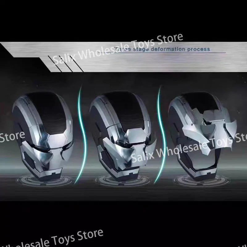 Iron Man Mk5 Helmet War 1:1 Machine Avengers Cosplay Electric Open Close Chinese English Voice Remote Control Gifts Customized