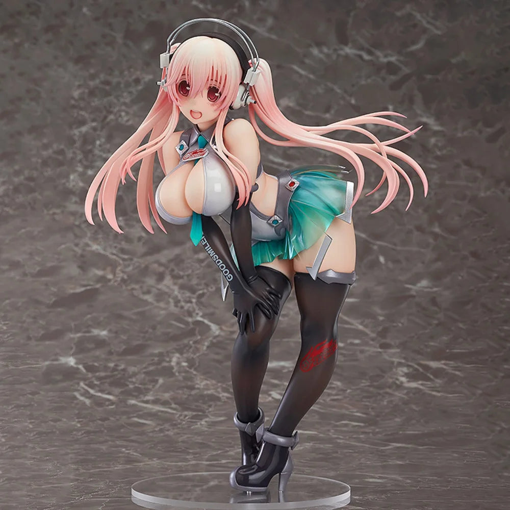 In Stock Max Factory Original Genuine SoniAni: Super Sonico The Animation Sonico 1/7 Racing 22cm Collections Model Toy Figures