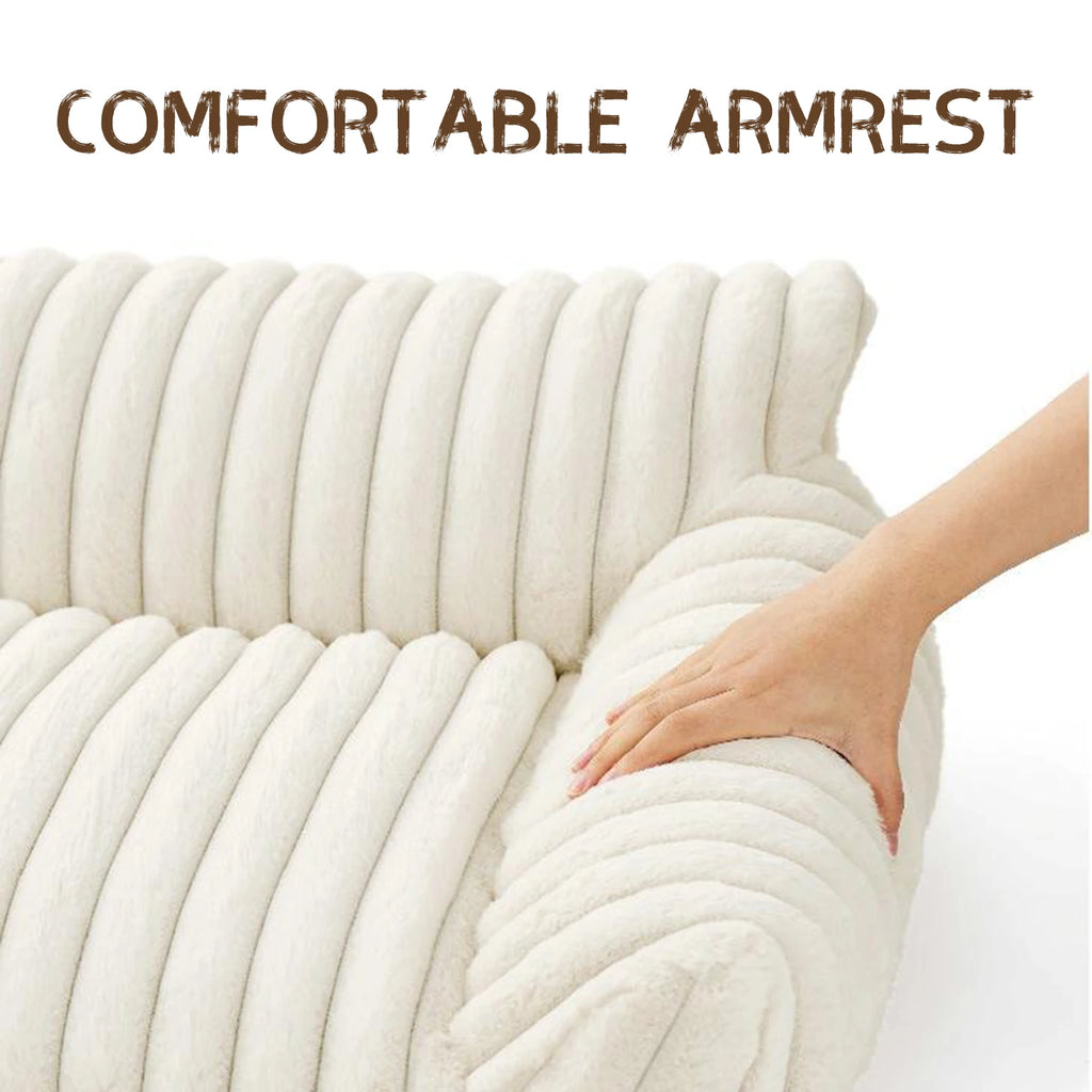 Cat Couch Bed Cute Pet Bed for Small Medium Large Cats Dogs Fluffy Sofa Bed for Pet Indoor with Non-Slip Bottom & Washable Cover
