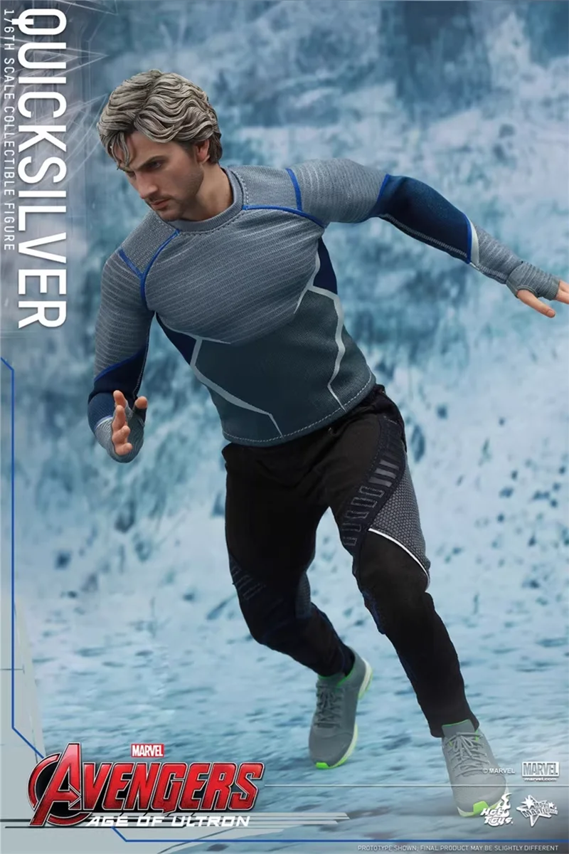 Original HOTTOYS 1/6 MMS302 Avengers 2 Pietro Django Maximoff Action Figure Model Toys 30CM Collectible Ornament Gift