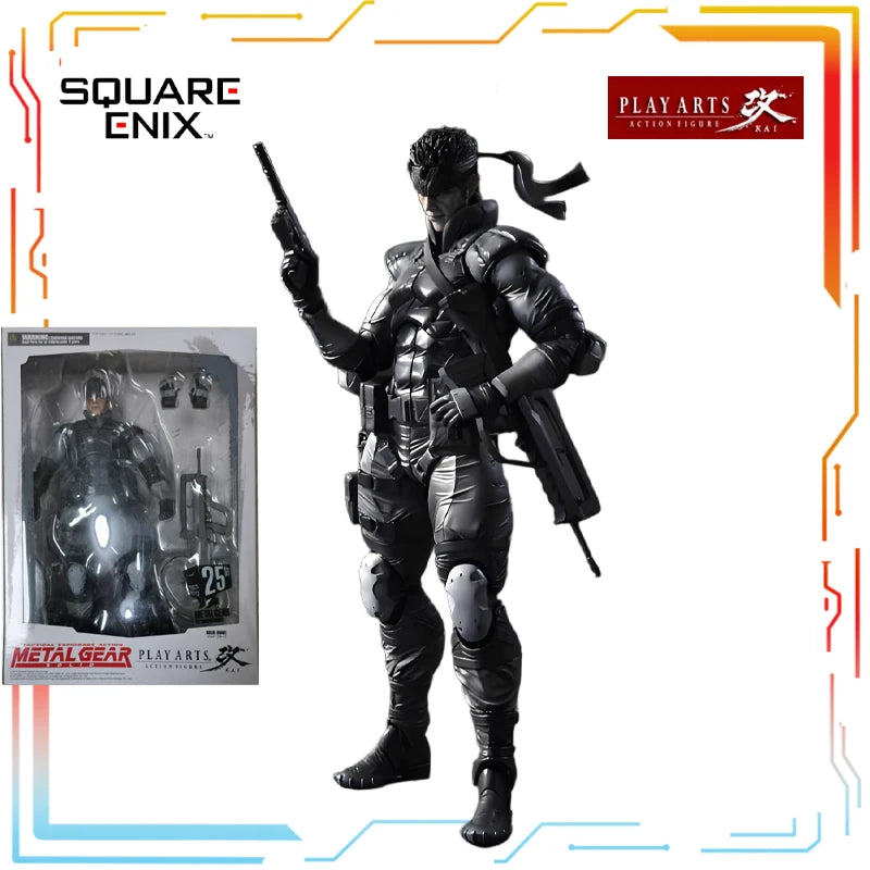 SQUARE ENIX Original PLAY ARTS Modified Finished Movable Doll Series Metal Gear Anime Action Figure Model Toys Gifts for Boys