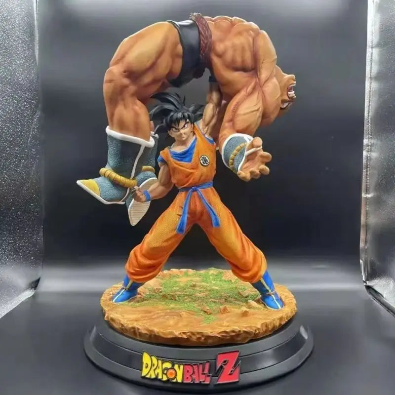Bandai Dragon Ball Son Goku Action Figure - Classic Nappa Model Desktop Ornament Anime Statues Collectible Toy Gift for Fans