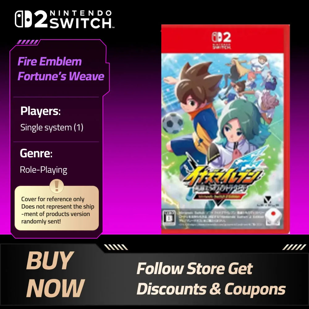 Inazuma Eleven - Nintendo Switch 2 Game Card Games Cartridge Physical Card support TV Tabletop Handheld Modes