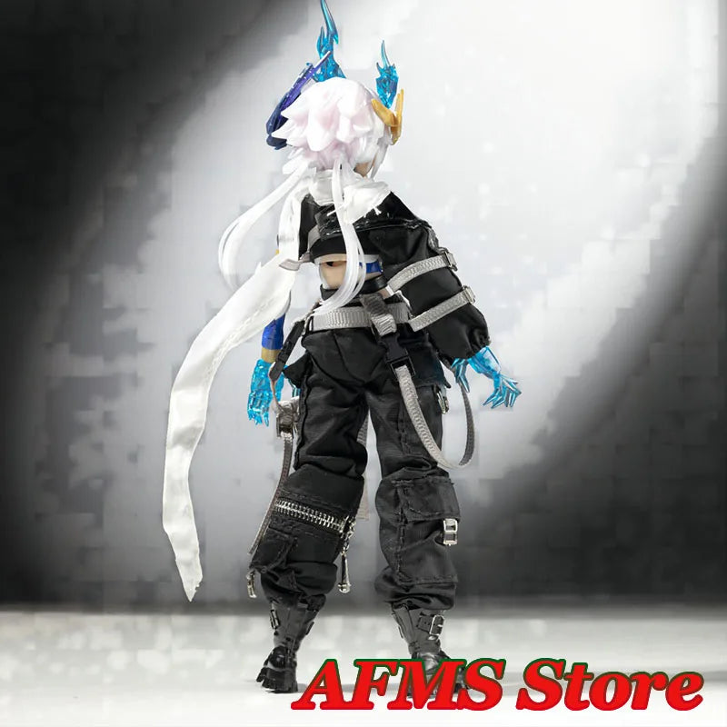 SHF 1/12 Anime Mobile Suit Girl Shirt Cargo Pants Boots Marginal Walker Series Battle Gang Pioneer Clothes For 6" Body