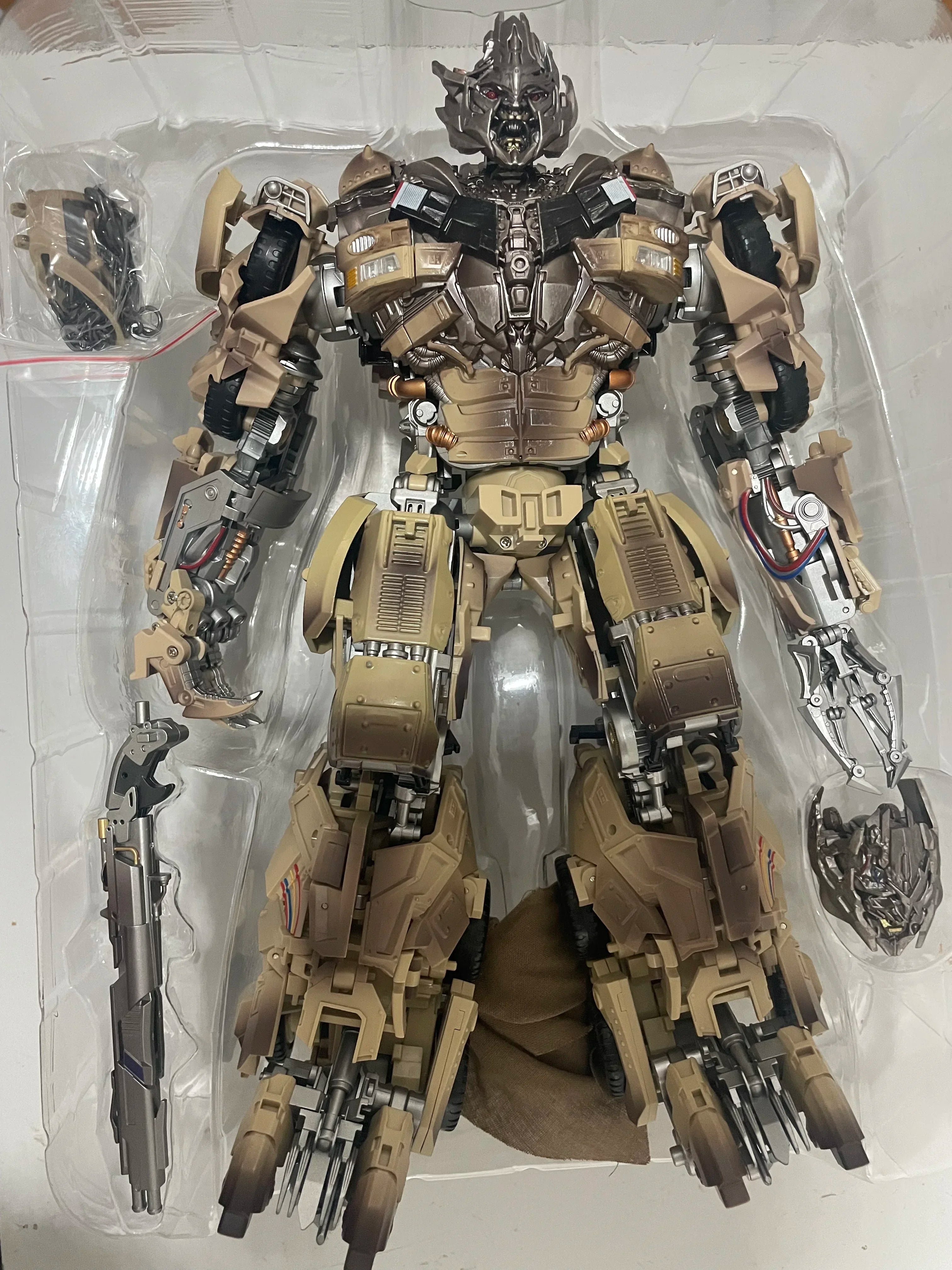 [In Stock] DP01 Hot-Selling Toy DP-01 MG Tank Giant Tank Desert Color Extra Large 35CM Action Figure Gift Collection