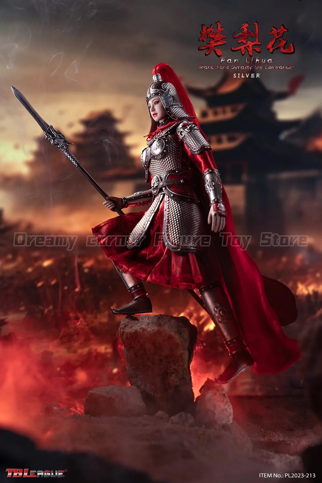 【In Stock】Original TBLeague PL2023-213 Fan Lihua Grand Tang Dynasty She Comander 1/6 Action Figure Collection Model Ornament