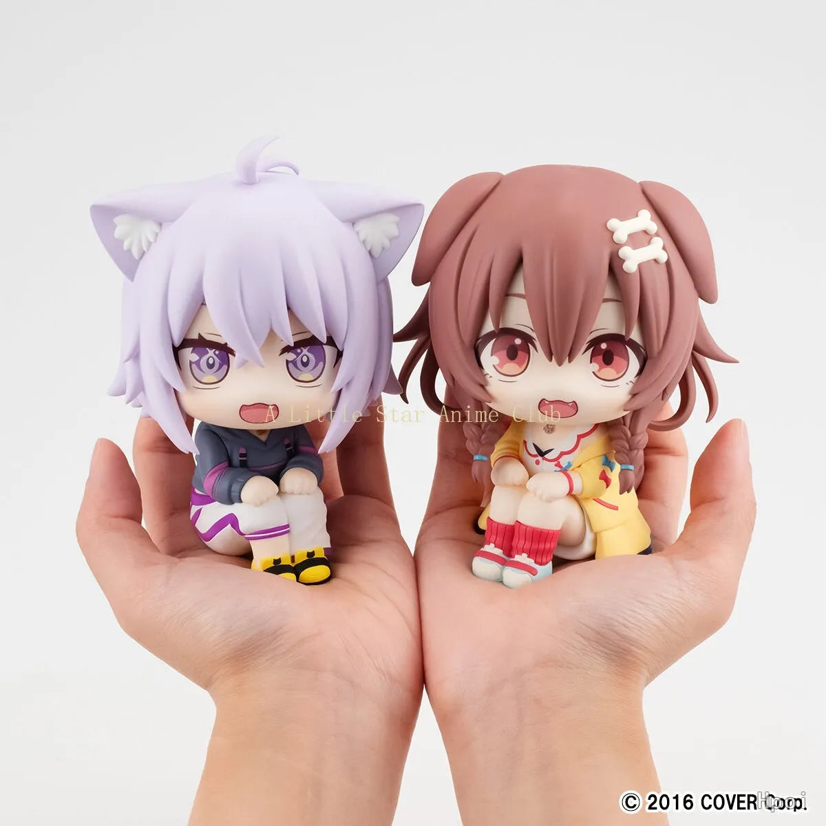 In Stock Original MegaHouse Look Up Hololive Inugami Korone/Nekomata Okayu Animation Figures Model Collection Ornaments Toys