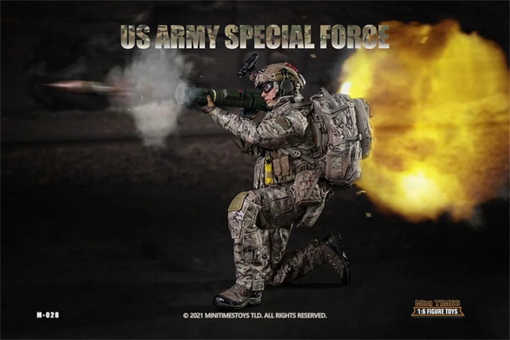 1/6 Minitimes M028 U.S. Army Special Forces  Jump  Full Set Moveable Action Figures Gift For Fans Collectable