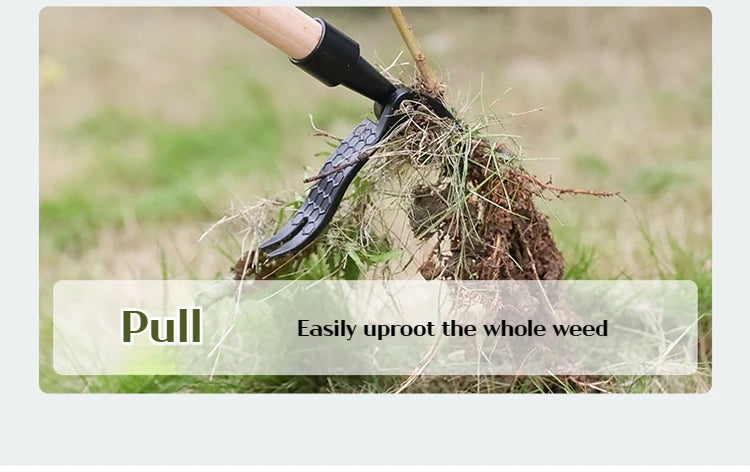 Portable standing weeder, manual weeding/pulling/rooting/garden hand tools, single weeder without pole