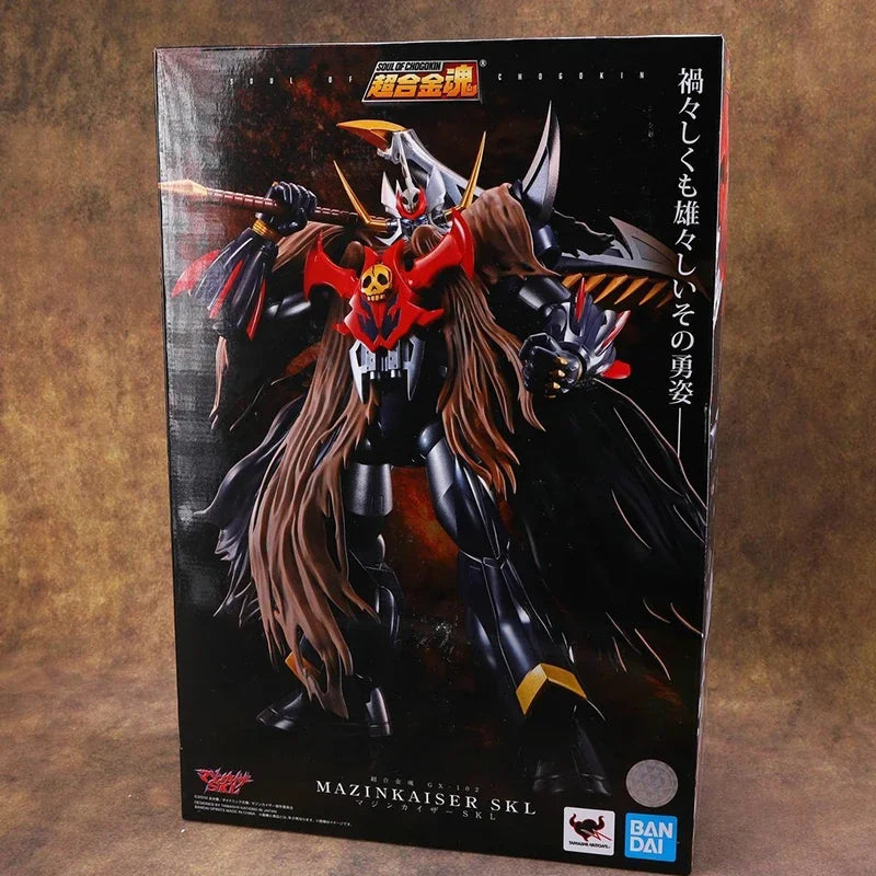 BLBU ACG Bandai Anime MAZINGER SOUL OF CHOGOKIN GX102 MAZINKAISER SKL Original Model Toy Action Figure Collectible Children