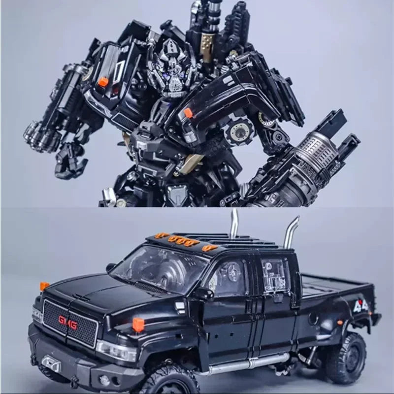 In Stock  Transformer Ironhide 2.0 MPM06 Black Apple Alloy Version Action Figure - 25cm Oversized Collectible Robot with Weapons