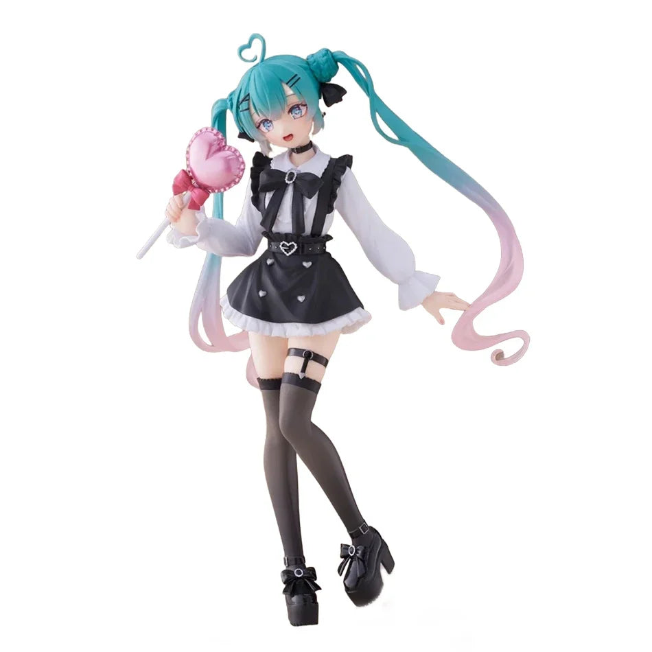 21 cm Sexy Girl Hatsune Miku Anime Figur Mode Subclture Miku Actionfigur Weihnachtsgeschenk PVC Sammlung Modell Puppenspielzeug