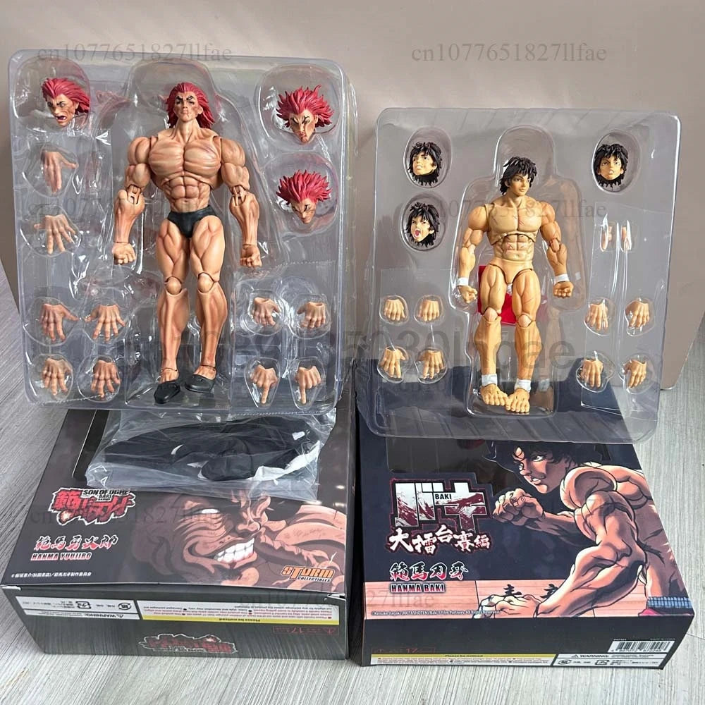 STORM TOYS Hanma Yuujiro Yujiro Hanma Baki Super-movable BAKI Multi-headed Action Figure Model Toys Joint Movable New Year Gift