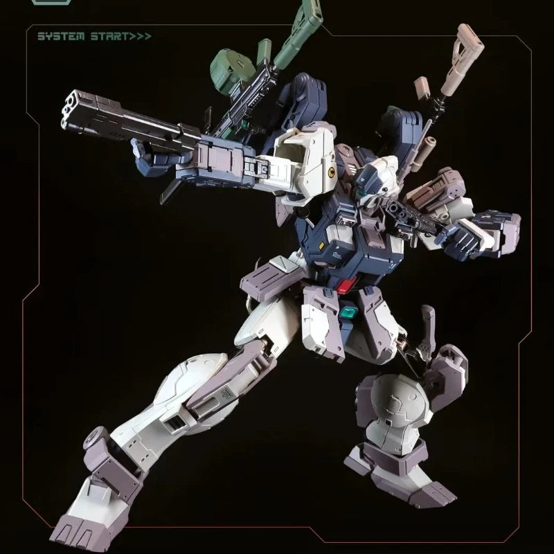 Fire General 1/100 Shadow War Zone Kratos Alloy Mecha Model Action Figure Hardcore Sci-Fi Mecha Toy With Platform Decor Boy Gift