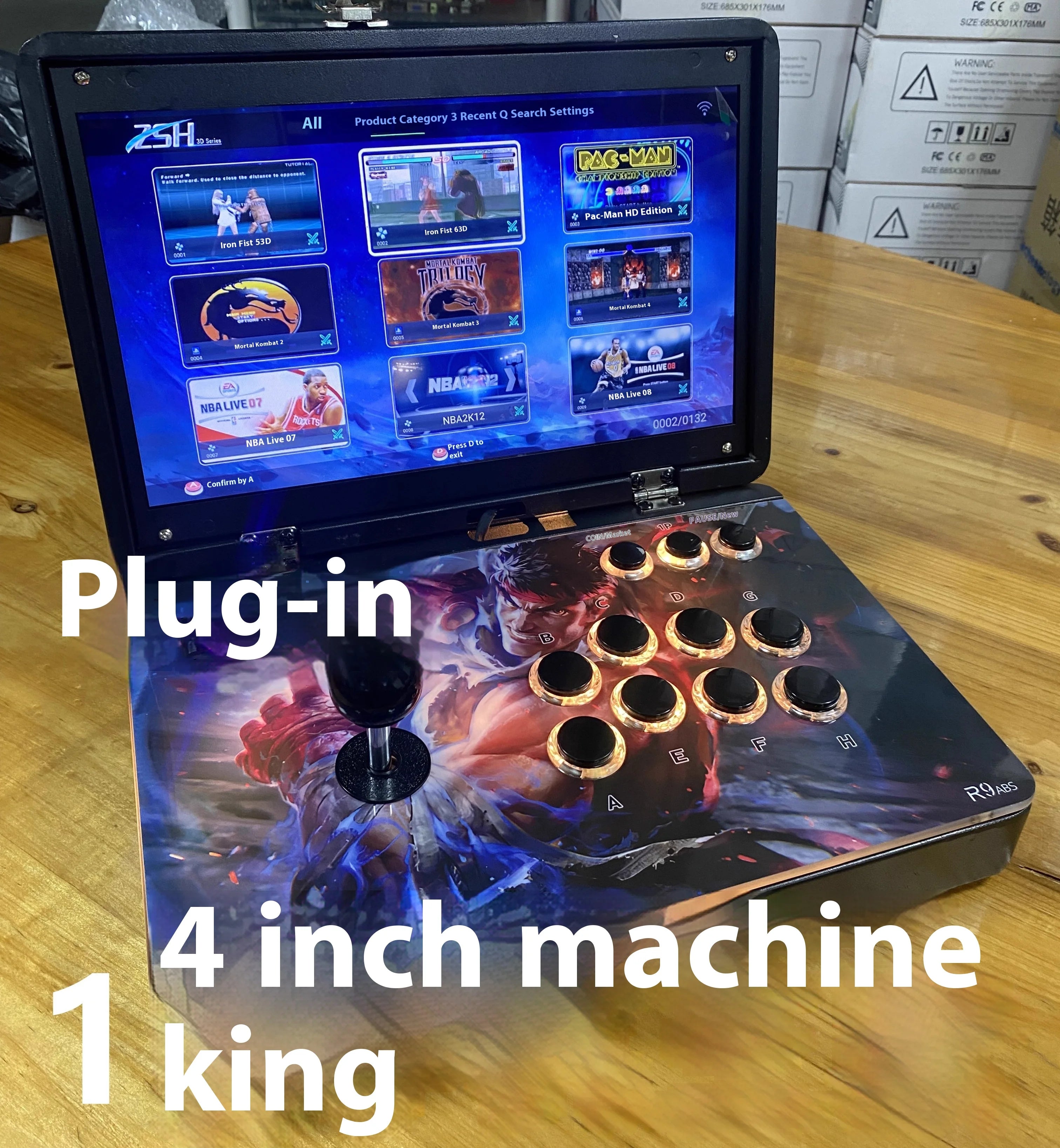 Arcade Pandora Game Console Multi in One Moonlight Box Portable Folding Fighting Game Console Customizable