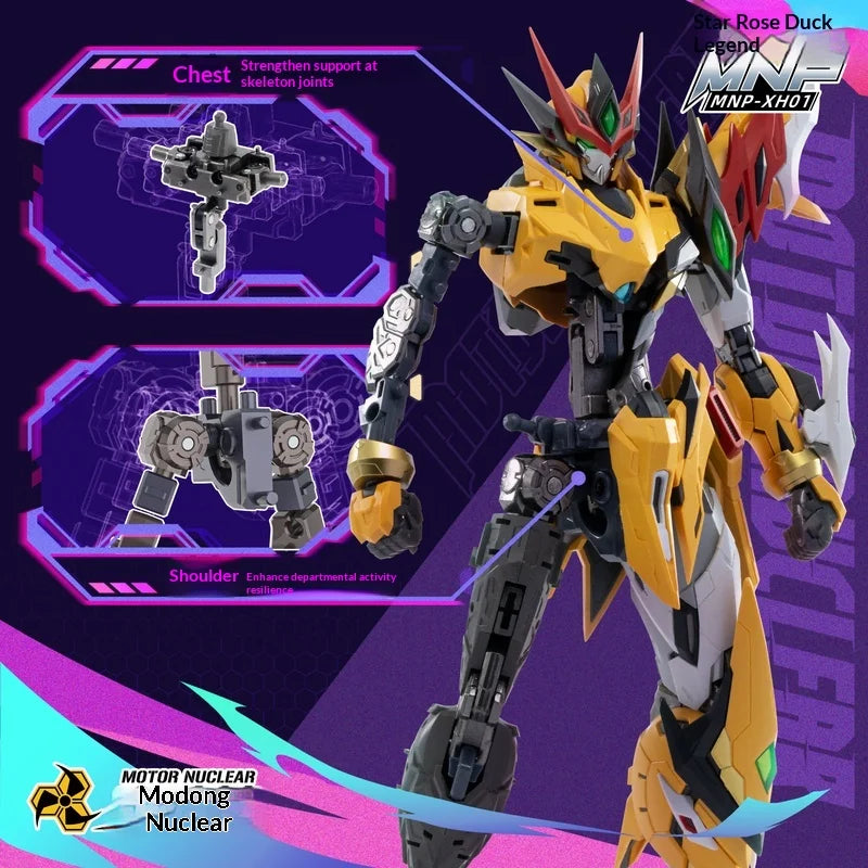 Motor Nuclear MNP XH01 Posable Assembly Mecha Model With Alloy Frame Large Wings Original Chinese Design For Hobby Collectors
