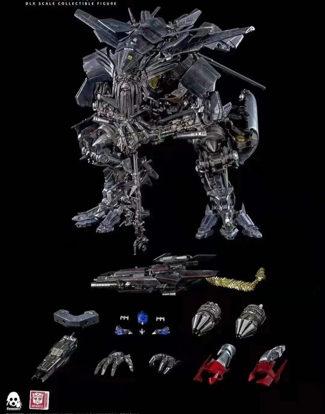 In Stock 3A Threezero DLX Transformion 2 OP Skyfire Mobile Model of Combined Alloy Skeleton Collect Gifts