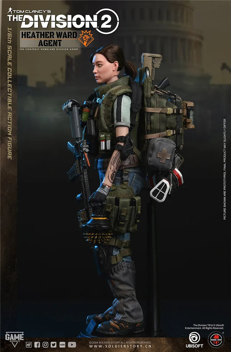 SoldierStory SSG009 1/6 Scale Female Classic Game Character Agent Elite Agent 12inch Full Set Action Figure Model For Fans
