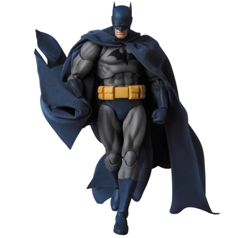 2025 New CT Toys Batman Action Figure Hush Blue Mafex 105 Black Version Bat Man Anime Figurine Model Collection Kid Toys Gifts