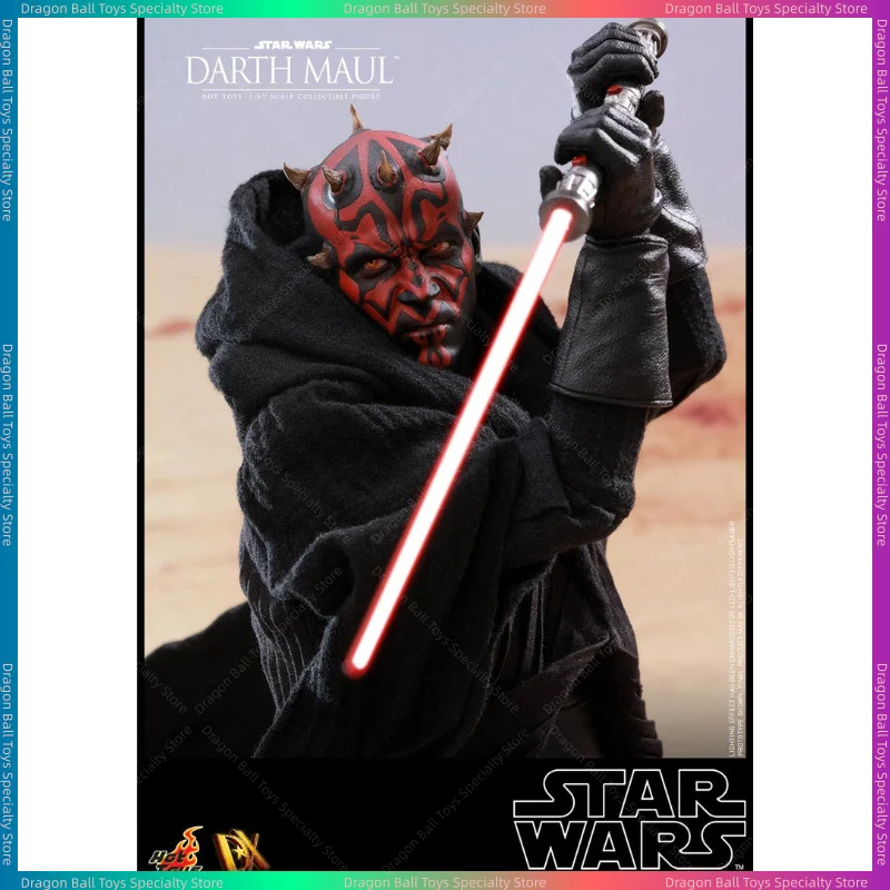 [In Stock] Original HOTTOYS HT 1/6 DX16 DX17 Star Wars Darth Maul Motorcycle Action Figure Toy