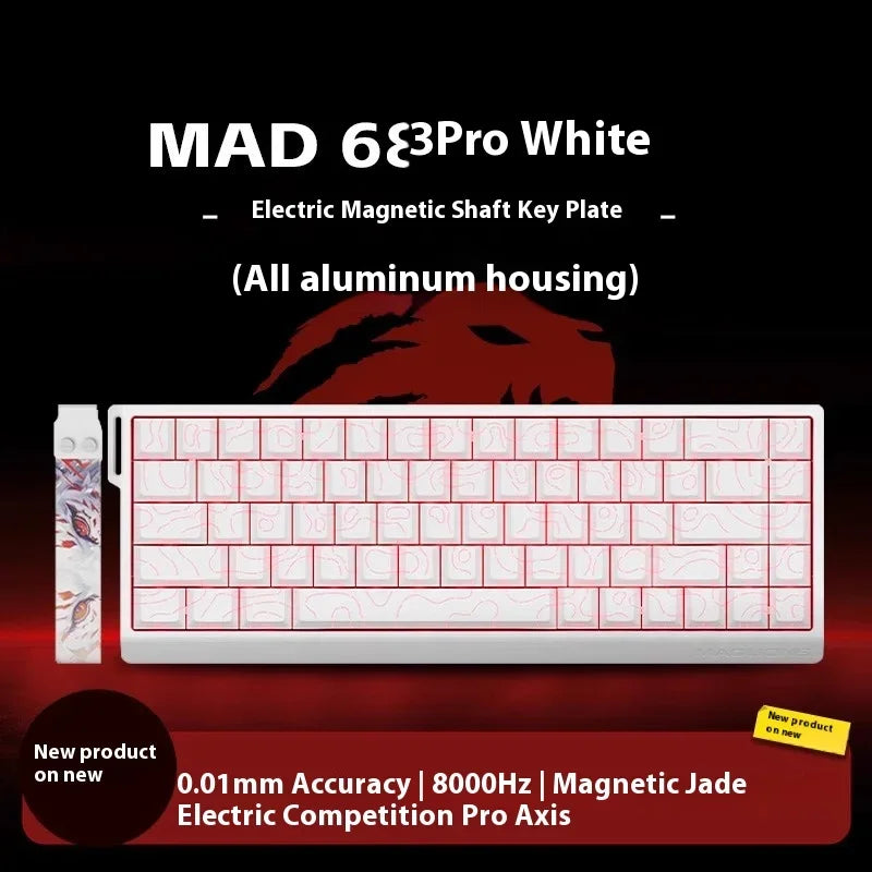 Madlions MAD68 60 Pro Mad Gaming Mechanical Keyboard Magnetic Switch Wired Gaming Accessories Customs Mad60 HE PRO MAD Keyboard