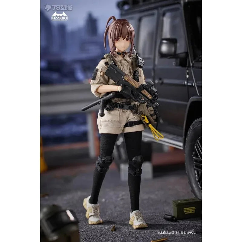 HASUKI Pocket Art Series Model Kit | Anime Mini Figure Assembly Set | DIY Collectible Craft for Hobbyists & Adults
