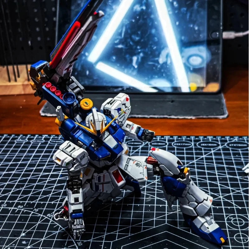 RG 1/144 RX-93ff V Fighter RG32B Assembly Model Kit Action Figure With Water Decals Desktop Deco Anime Toy Collectable Fans Gift