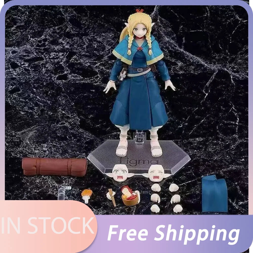 New In Stock Max Factory Figma#633 Delicious In Dungeon Marcille Anime Figures Gk Pvc Action Figure Collectible Model Toys Gifts