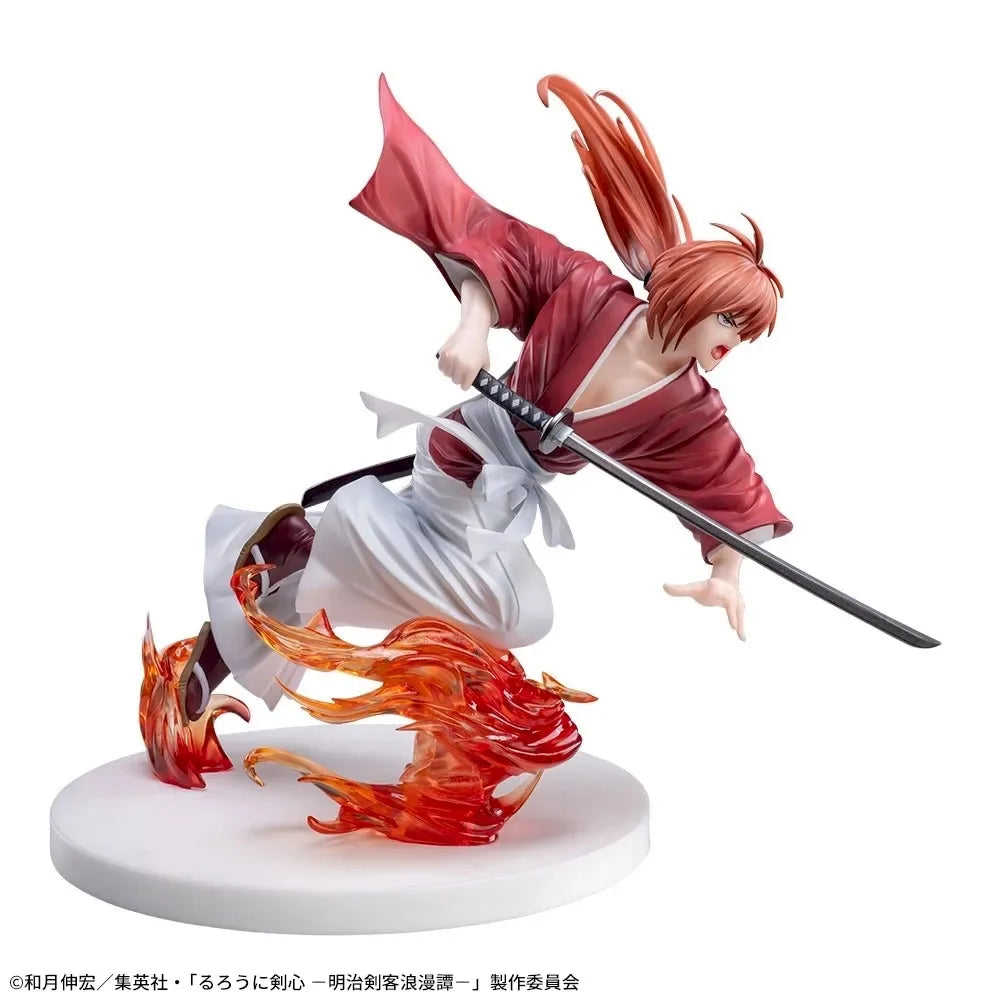 In Stock SEGA Original Genuine Anime Rurouni Kenshin Himura Kenshin Luminasta 15cm Collections Model Toy Figures Birthday Gift