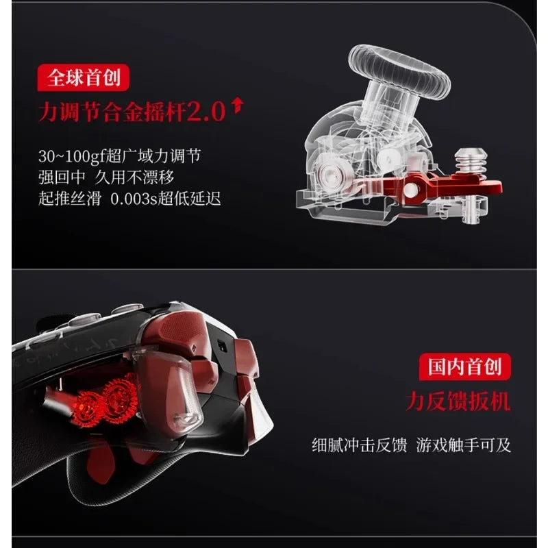 Flydigi  Apex 5 Wuchang Version Wireless Force Feedback Gaming Controller with Tri-Mode Switch for Steam and PC