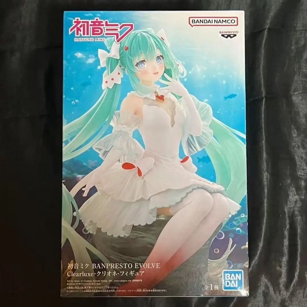 Bandai VOCALOID Hatsune Miku Ice Sea Angel Prize Figure PVC Material For Collectors Home Decor Japanese Version New And Original