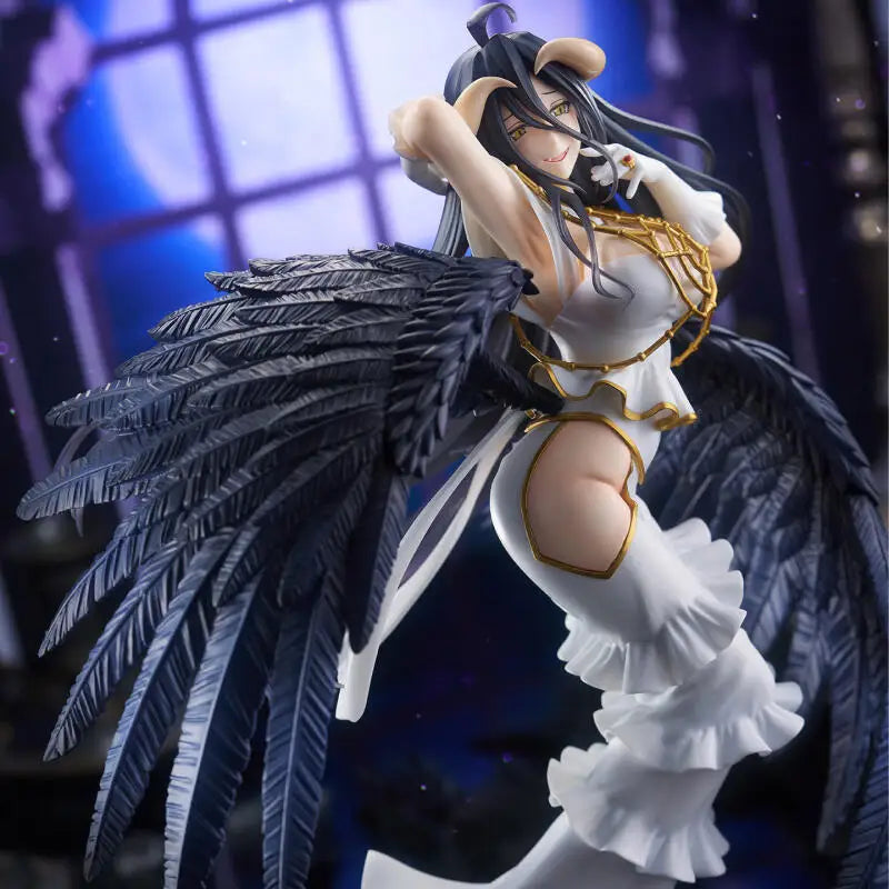 In Stock [Genuine] Original Taito Overlord T-Most Albedo The Pure White Devil PVC Anime Figure Model Collector Figurine Toys