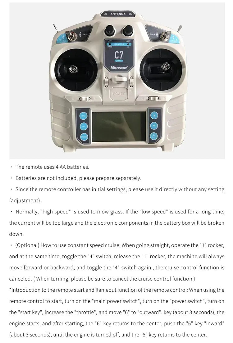 Customized self-propelled lawn mower suitable for weeding in home gardens