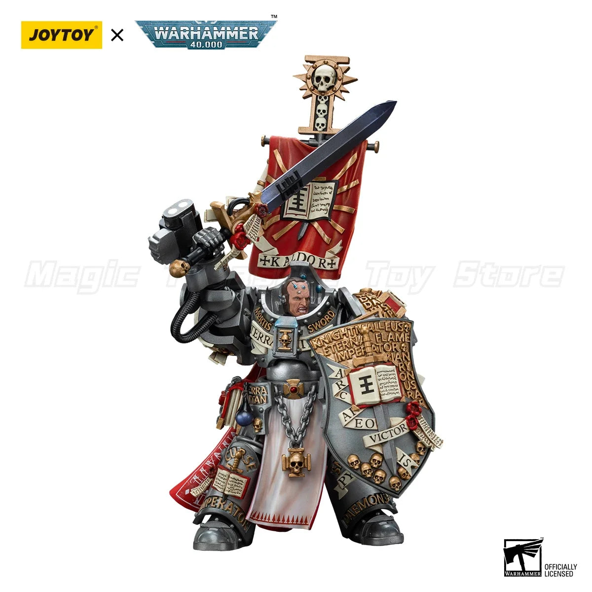 【MT】JOYTOY 1/18 Action Figure Warhammer 40K Grey Knights Kaldor Draigo Model Toys