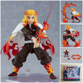 17cm Figma Demon Slayer Figure Kimetsu No Yaiba Rengoku Kyoujurou 553 Tanjirou 498 Kamado Nezuko Kamado 508 Agatsuma Zenitsu 522