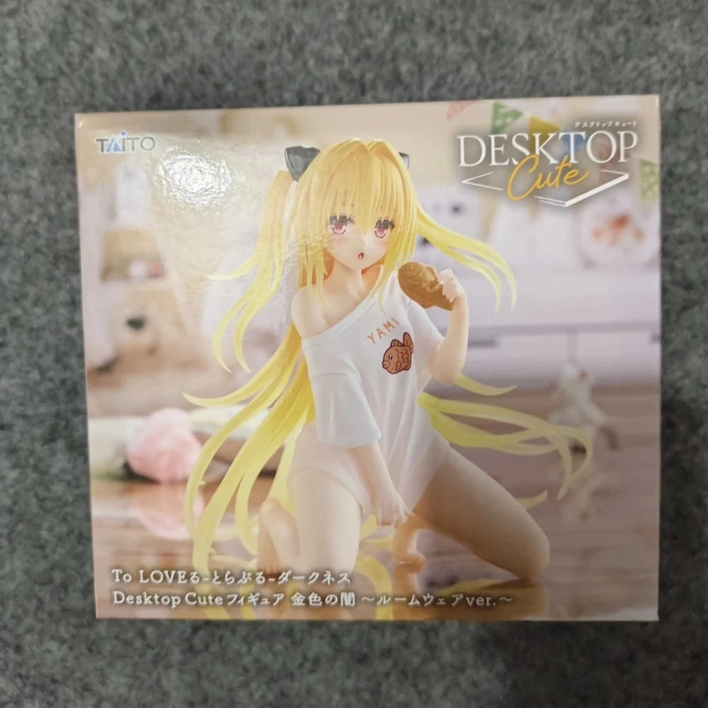 In Stock Taito Original Genuine To Love-Ru Darkness Golden Darkness Konjiki No Yami Room Wear Ver 13cm Model Desktop Cute Figure