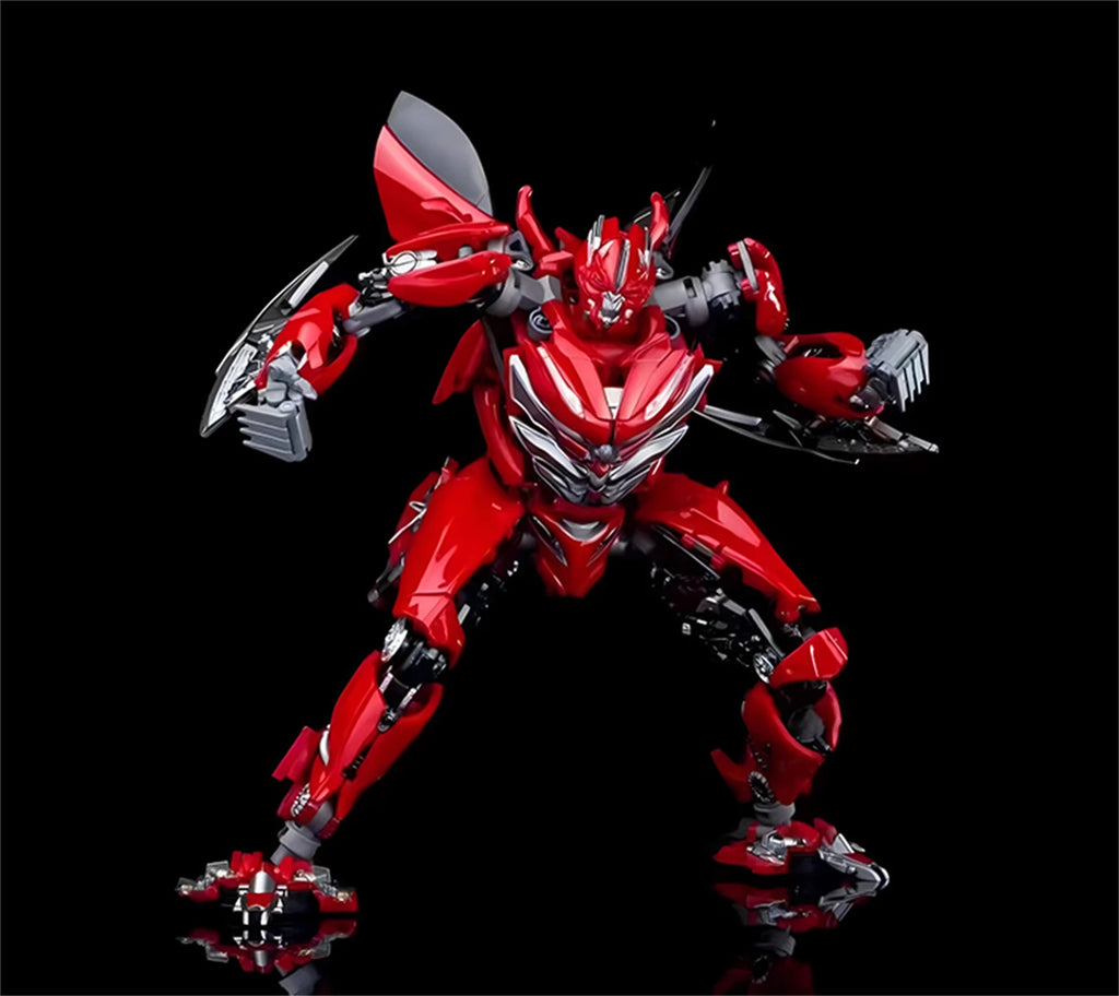 [Голяма отстъпка] Transformation 2.0 VER EC-01 EC01 KO UniqueToys UT-R06 UTR06 Дино Червен Дашър 17.2 см алуминиева фигурка робот