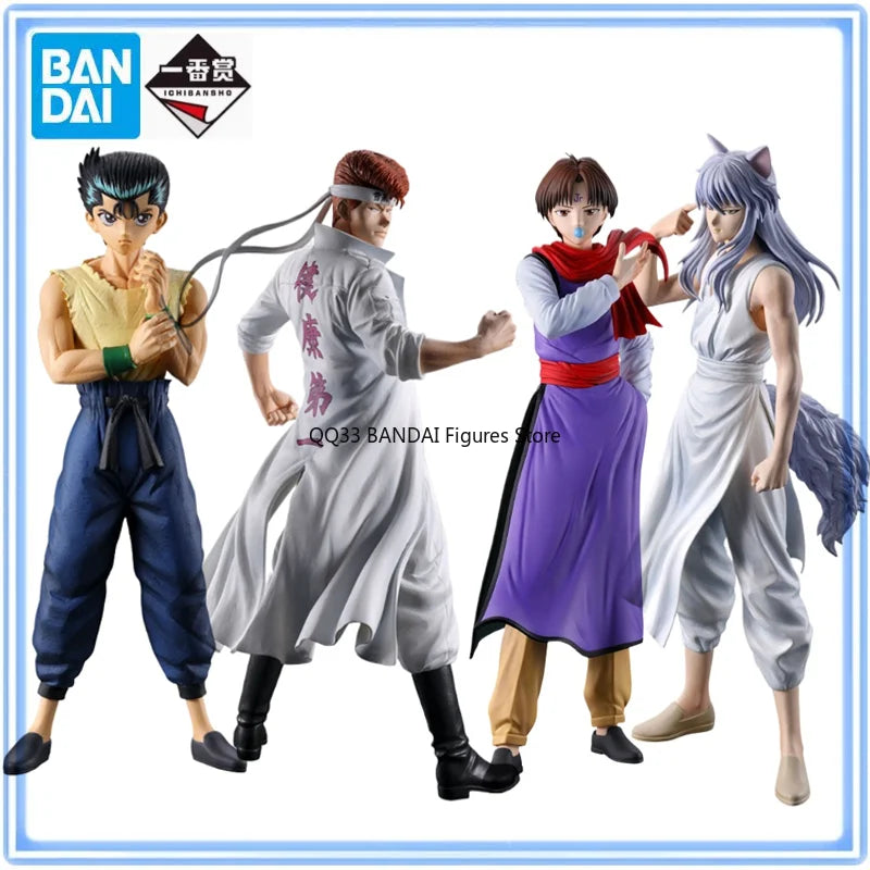 Original BANDAI Ichiban Kuji YuYu Hakusho Vol.3 Kurama Kuwabara Kazuma Koenma MASTERLISE Action Figure Model Collectible