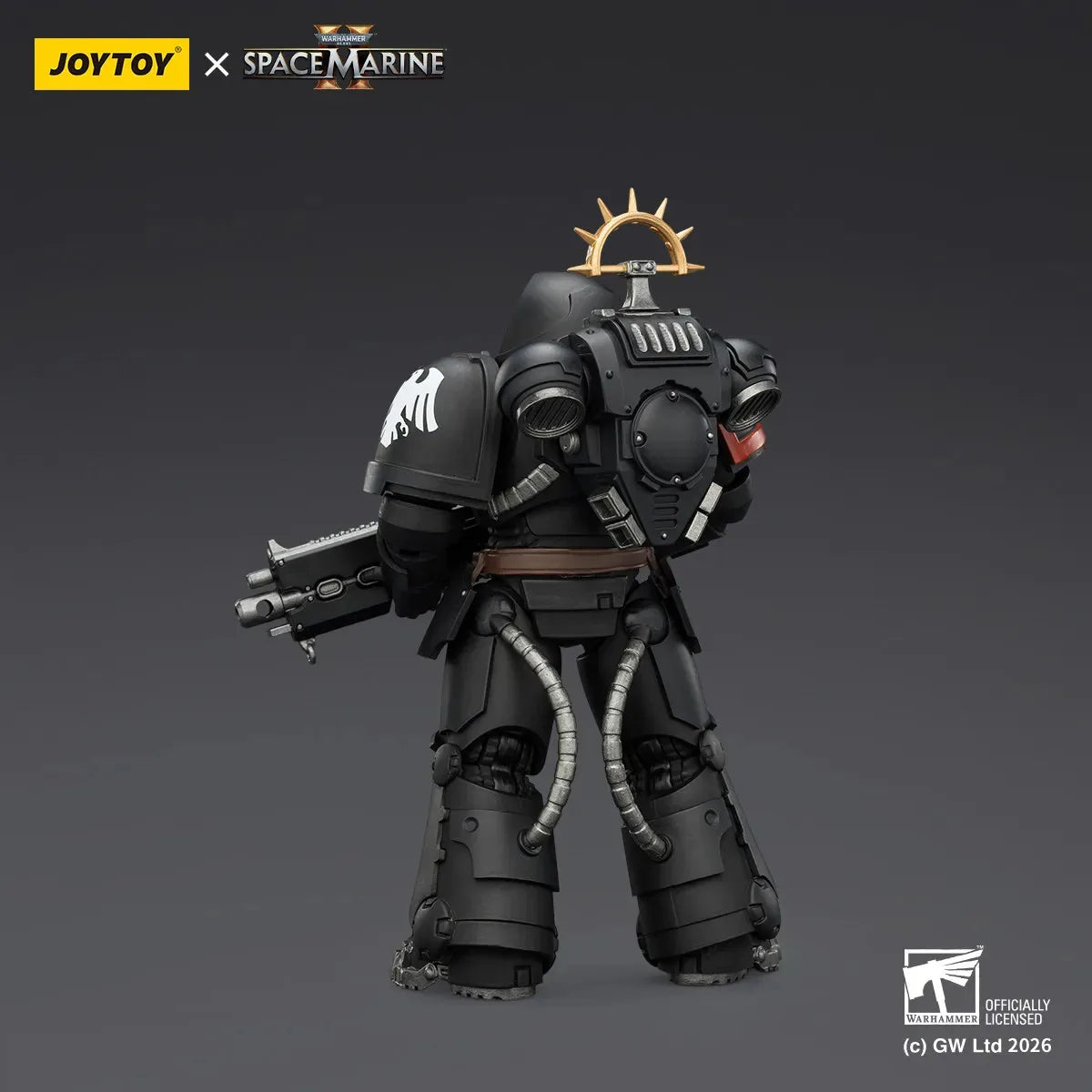 JOYTOY Warhammer 40000/40k Game Edition Raven Guard Heavy Intercessor with Heavy Bolt Rifle and Bolt Pistol Action Figure Doll