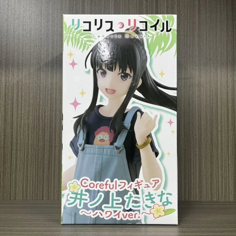 Genuine Taito Lycoris Recoil AFG DC Coreful Figure Loungewear Hawaii Ver Inoue Takina Nishikigi Chisato Anime Figure Model Gift