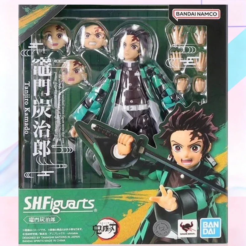 In Stock BANDAI Original Box S.H.Figuarts Demon Slayer Shinobu Kocho SHF Action Figure Model ToyGift for Kid Foam Box Packaging
