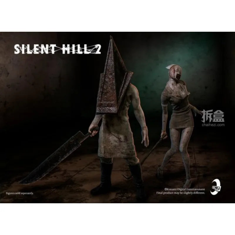 ICONIQ STUDIO Original Silent Hill 2 Bubble Head Nurse Triangle Head 1/6 Mobile Doll Halloween Model Mobile Woman Doll Model