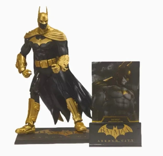 In stock Arkham Asylum Batman Batgirl Monarch Articulated Figure Model Toys 17cm
