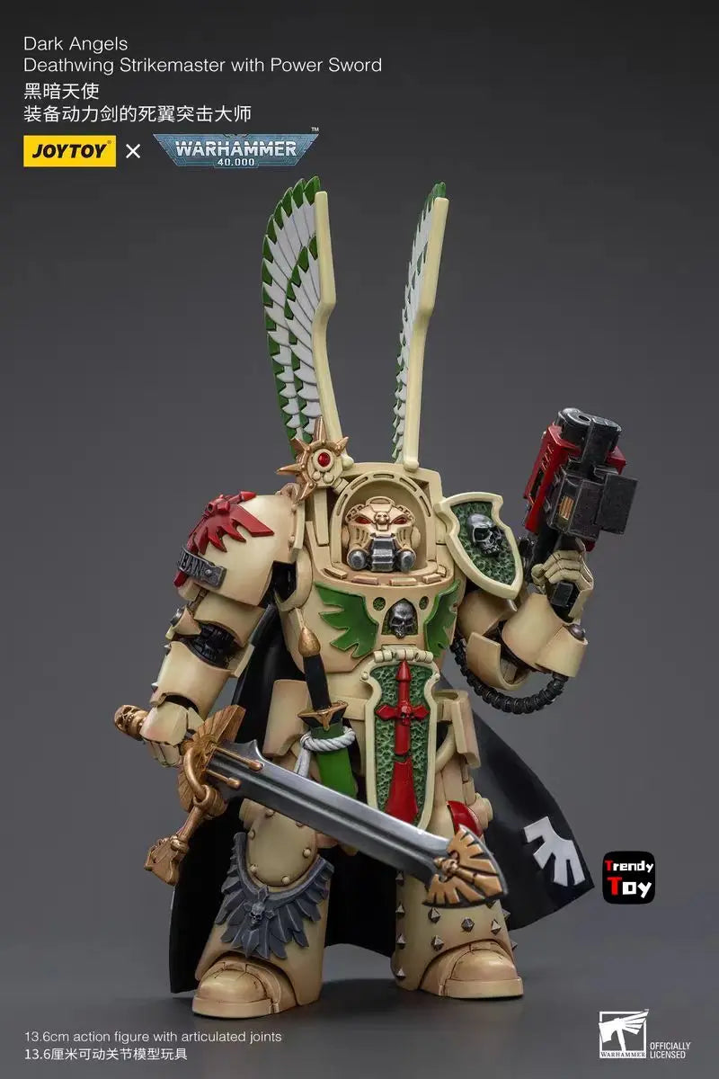 【JOYTOY】Warhammer 40K Dark Angels Deathwing Strikemaster mit Energieschwert 1/18 Actionfigur