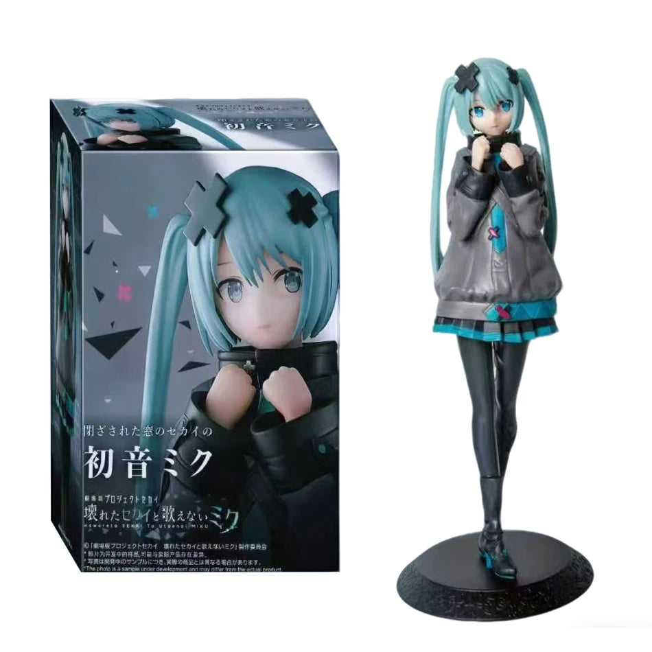 In Stock Hatsune Miku Anime Figure Fashion Subclture Miku Action Figure Christmas Gift PVC Collection Model Kawaii Girl Doll Toy