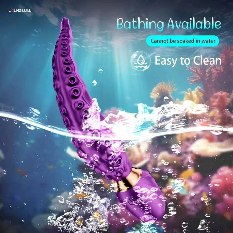 Vibrating Realistic Monster G-spot Dildos Octopus Vibrator Wit 10 Powerful Mode Adult Sex Toys For Women Anal Vagina Stimulation