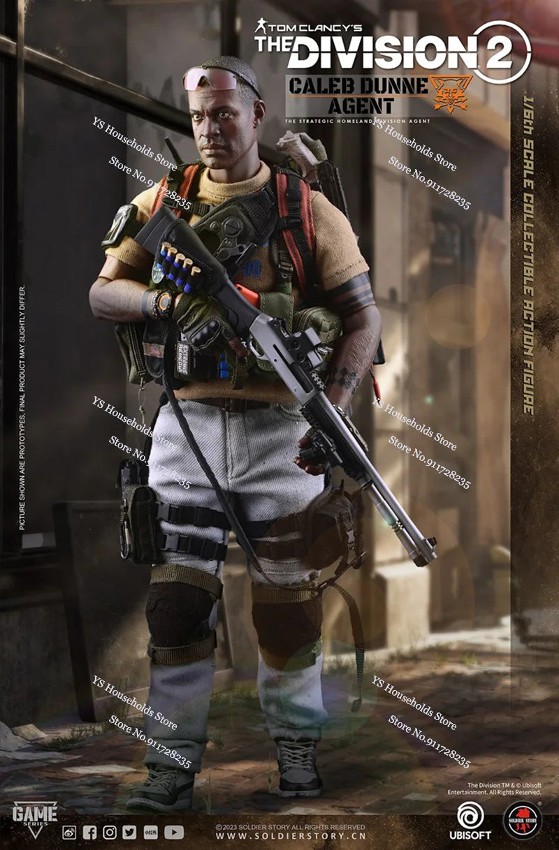 SOLDIERSTORY SSG-008 1/6 The Division 2 Caleb Dunne Agent Combat Soldier Model 12" Full Set Male Miltary Action Figure Collects