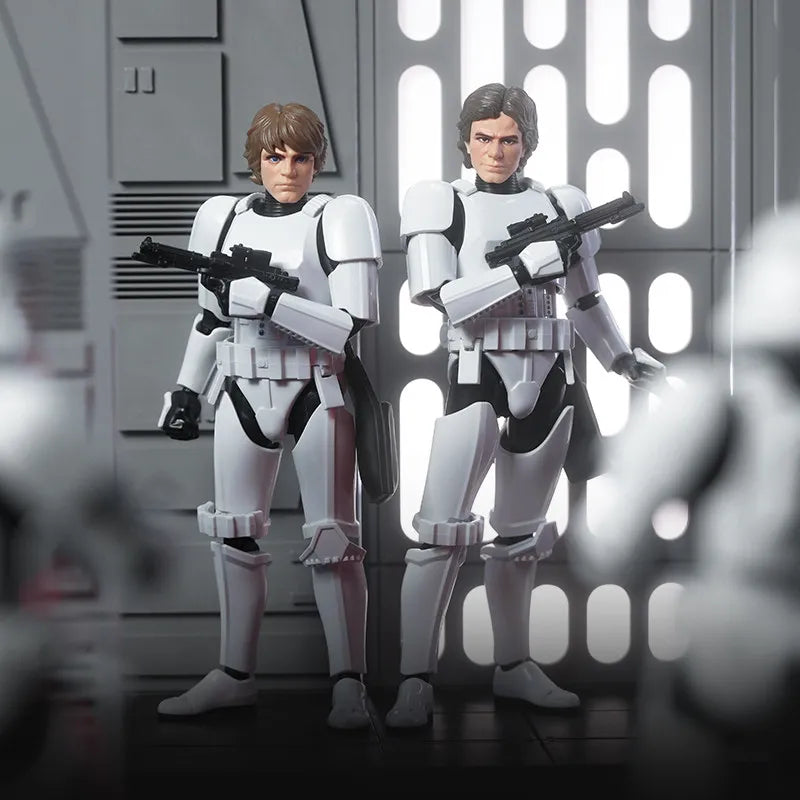 Original Blokees Star Wars Trooper Stormtrooper Darth Vader Action Figures Model Assembly Toys Desktop Ornament Birthday Gifts